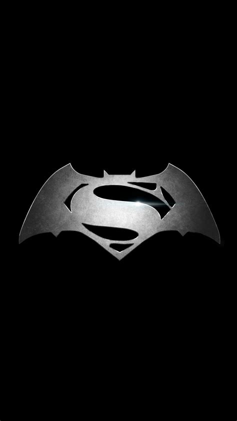 The great collection of batman vs superman symbol wallpaper for desktop, laptop and mobiles. Batman v Superman iPhone Wallpaper HD
