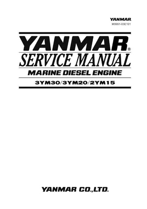 Yanmar Marine Diesel Engine 3ym30 3ym20 2ym15 Service Workshop Etsy