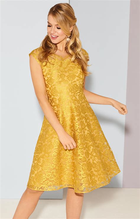 Paris Occasion Dress Short Saffron Gold Evening Dresses Occasion