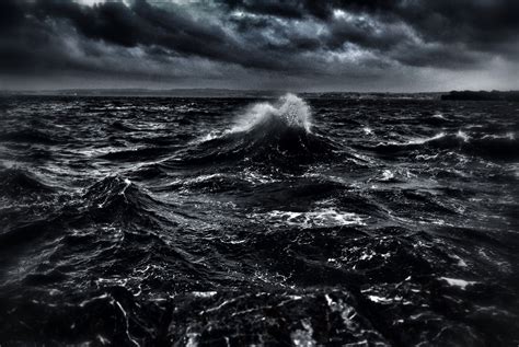 Adventdarkness Black Ocean Dark And Stormy Ocean