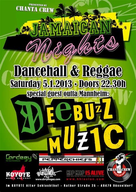 Ra Jamaican Nights Dancehall And Reggae At Koyote Music Support