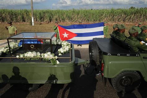 Pogrzeb Fidela Castro Dyktatora Kuby Zdjęcia