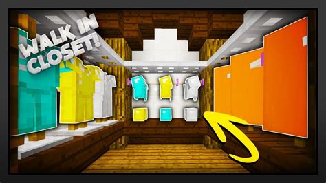 Please follow the following steps to make a wooden bed. Minecraft - How To Make A Walk In Closet - YouTube