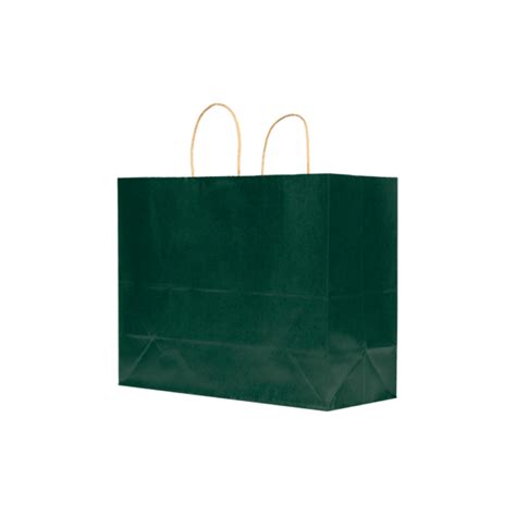 Xl Solid Tinted Kraft Shopping Bag 16 X 6 X 12 Enviropackaging