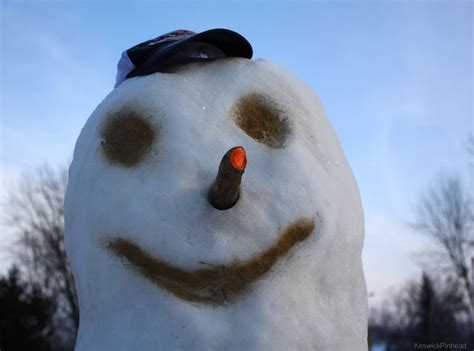 Why Is This Snowman Smiling By Keswickpinhead On Deviantart