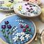 Embroidery Kit Family Flower Garden DIY Hoop Art  Etsy