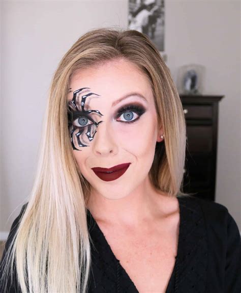 Spooky Spider Makeup Halloween Look Kindly Unspoken