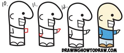How To Draw Cute Cartoon Characters From Semicolons Easy Step By Step