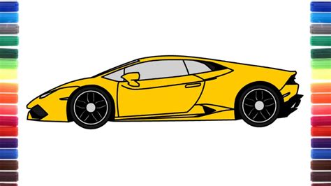 Lamborghini Huracan Drawing Easy