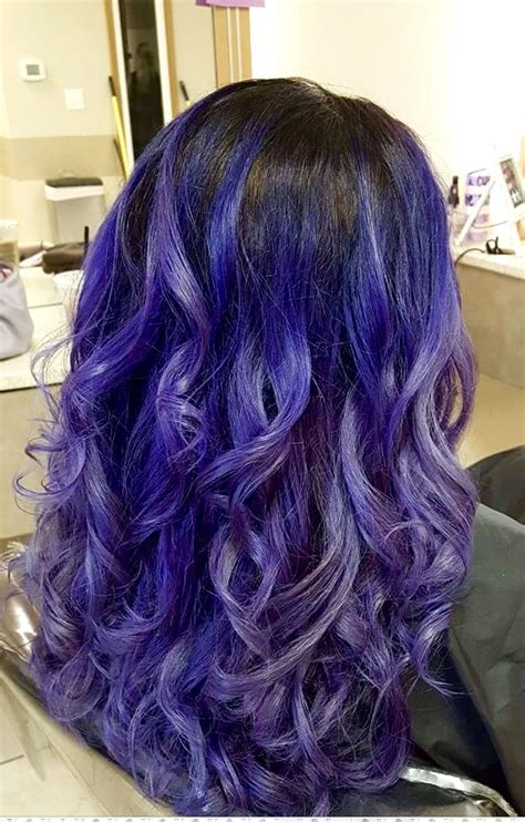 Violet Purple Color Melt Long Hair Pravana Vivids 💜💜💜 Long Hair