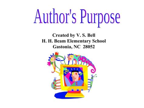 Authors Purpose Ppt