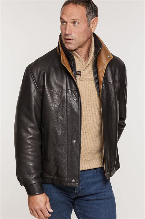 Romano Lambskin Leather Jacket Tall 38l 46l Leather Jacket