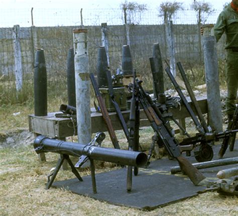 Vas021773 1968 Nva Weapons Captured By 5th Division Sold Flickr