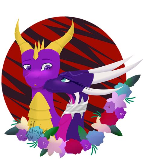 Spyro X Cynder By Missmintydraws On Deviantart