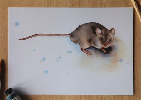 Field Mouse Watercolor Print