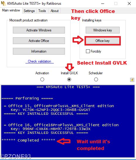 Gvlk Keys Office Change Activation From Mak To Kms For Office 2016