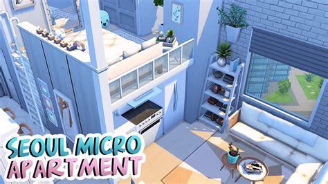 Seoul Micro Loft 🤍 The Sims 4 Speed Build Youtube