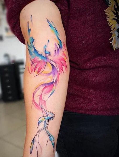 40 Feminine Phoenix Tattoo Ideas For Women And Meaning