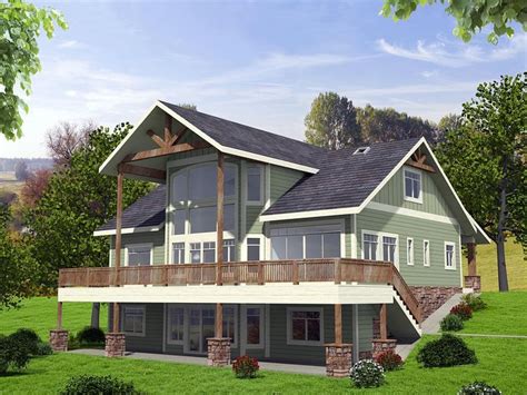 House plans with walkout basement. Pin by Laura Lopez on Lake House Ideas | Craftsman style ...