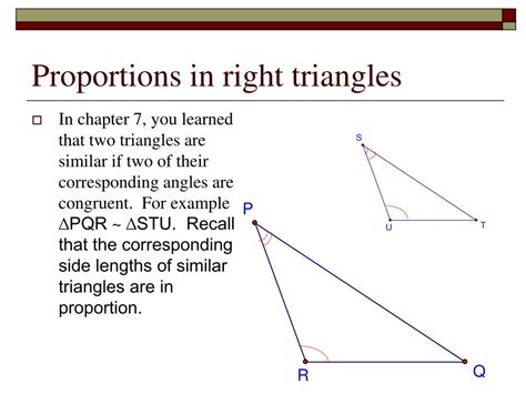 PPT - Similar Right Triangles PowerPoint Presentation - ID:5619294