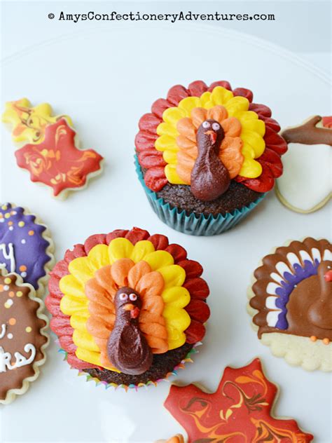 Amy S Confectionery Adventures Turkey Cupcakes