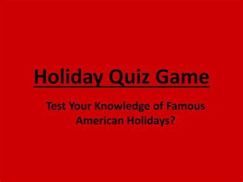 Ppt American Holidays Powerpoint Presentation Free Download Id2988724