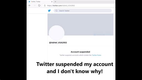 Help Me My Twitter Account Got Suspended Youtube
