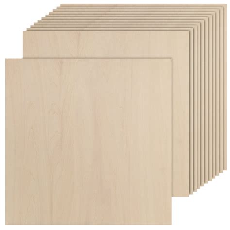 Buy Jeuihau 12 Pcs 12 X 12 Inch Plywood Board Basswood Sheets 18 Inch