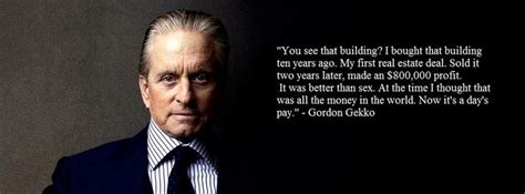 Most people, they lose,they whine and quit. Gordon Gekko | HEROS | Pinterest