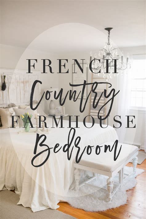 French country uses beautiful fabrics with gorgeous provincial designs. French Country Farmhouse Decor // Our Bedroom - Lynzy & Co.