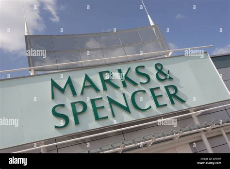 Marks And Spencer Signage Parkgate Shopping Rotherham Stock Photo Alamy