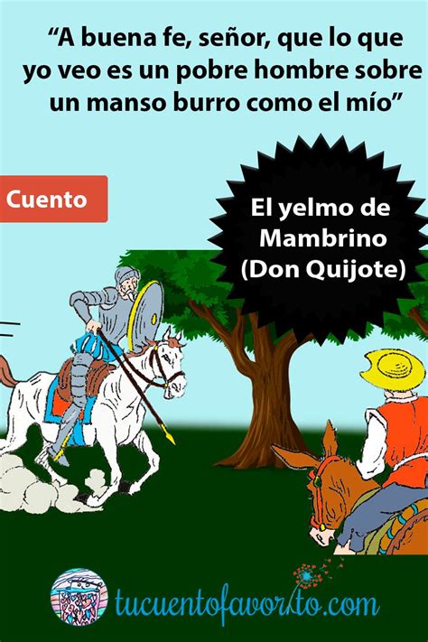La Aventura De Don Quijote Y El Yelmo De Mambrino Para Niños Don
