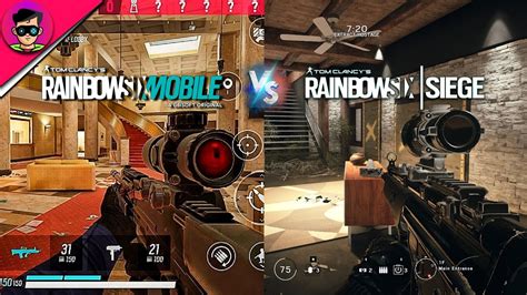 Rainbow Six Mobile Alpha Vs Rainbow Six Siege Graphics Comparison