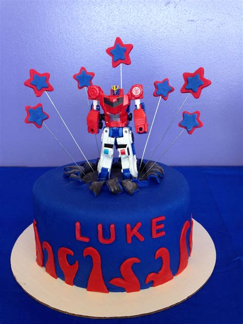 My Best Cake Optimus Prime Cake Optimus Prime Birthday Cake