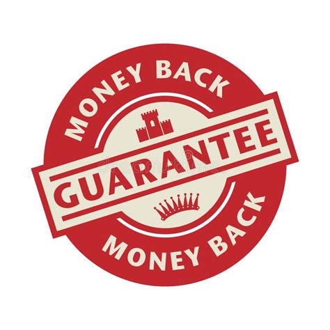 Stamp Or Label With The Text Money Back Guarantee Stock Vector