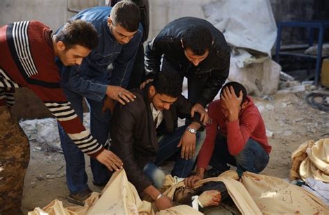 Syrian Government Attacks Rebel Held Suburb Killing 40 Activists Say The New York Times