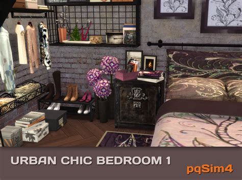 Urban Chic Bedroom 1 By Mary Jiménez At Pqsims4 Sims 4 Updates