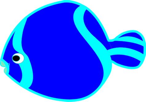 Blue Fish Clip Art Clipart Best