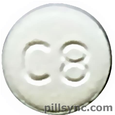 White Round Pill C73 73 White Pill Maya Pritchard