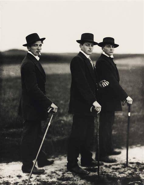 August Sander 1876 1964 Three Young Farmers On Their