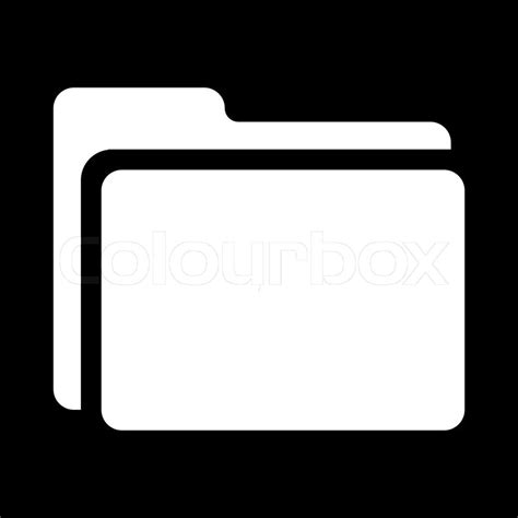 Folder Icon Black And White Ubicaciondepersonascdmxgobmx