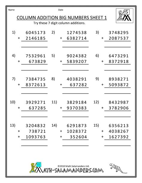 Year 5 Maths Addition And Subtraction Worksheets Thekidsworksheet
