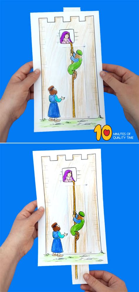 Printable Rahab And The Spies Craft