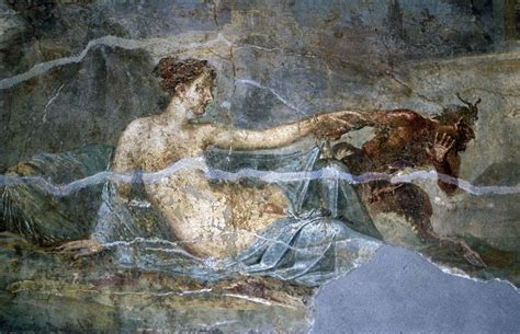 hermaphroditus and pan fresco Римское искусство Античность Фрески