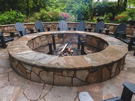 Round Stone Fire Pit 27 Best Diy Firepit Ideas And Designs For 2021