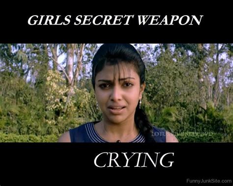 Funny Human Pictures Picture Of Girls Secret Weapon Crying Funny Girl