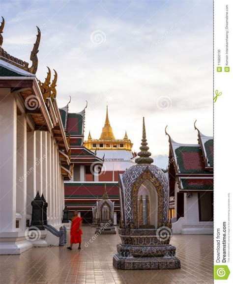 Things to do in bangkok. Golden Mountain Temple, Wat Saket Bangkok Editorial Image ...