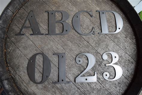 Metal Letters And Numbers Rustic Letters Metal Letters Metal