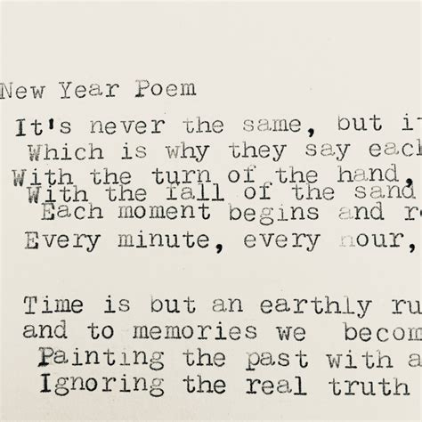 New Year Poem Rachel B Baxter Medium