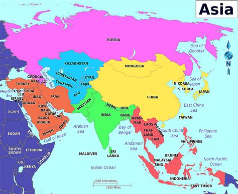 Designherresale Countries In Asia Continent And Their Capitals Gambaran